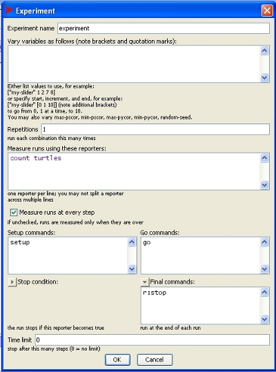 Put r:stop in the behaviorspace final commands